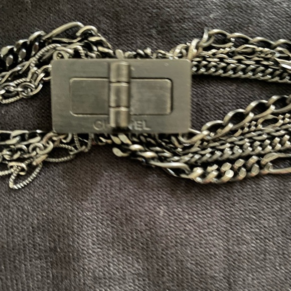 Authentic Chanel Reissue Lock Multi Chain Necklace - Picture 4 of 7